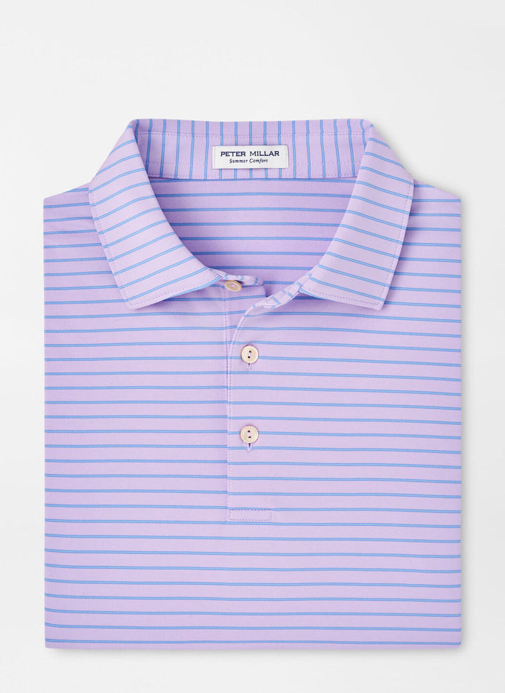 Peter Millar Drum Performance Polo: Petal Purple