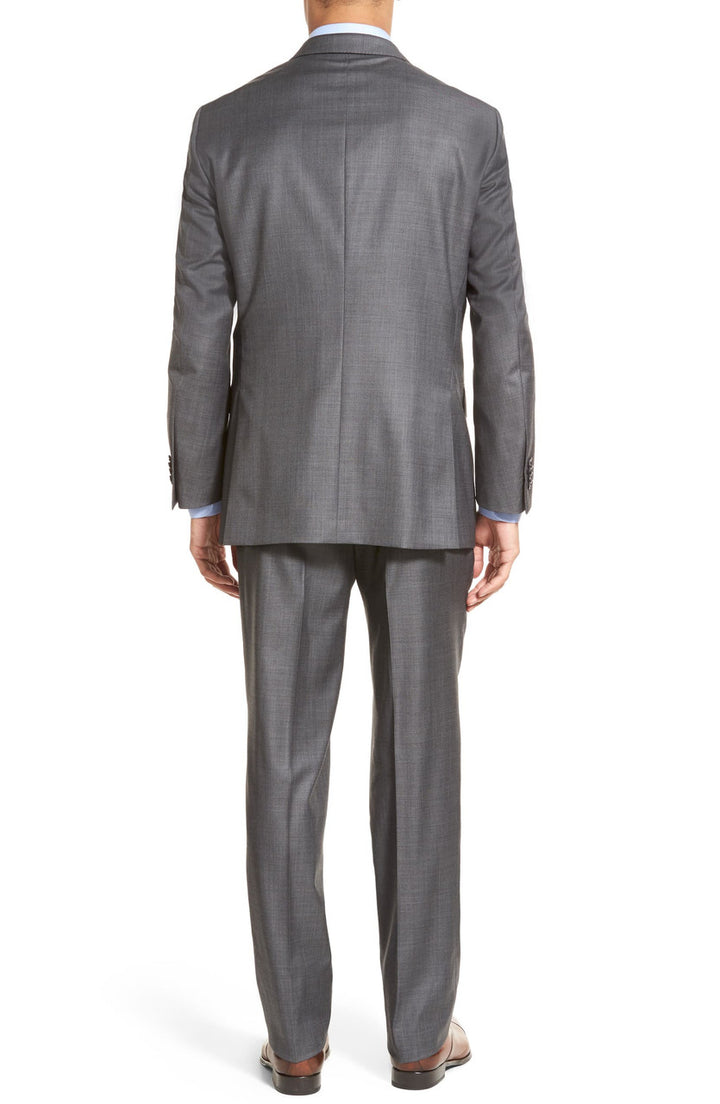 Peter Millar Flynn Grey Sharkskin Suit