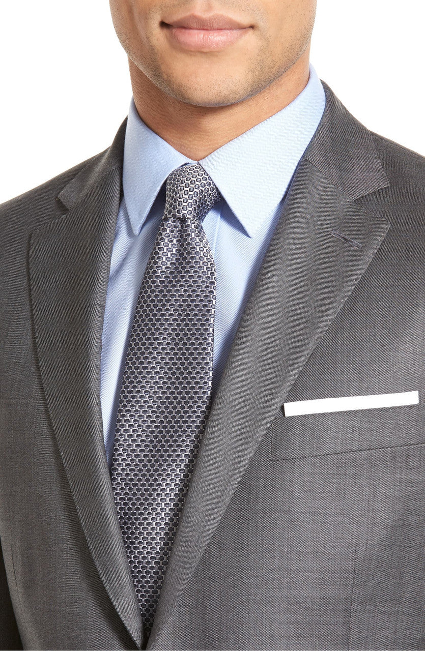 Peter Millar Flynn Grey Sharkskin Suit