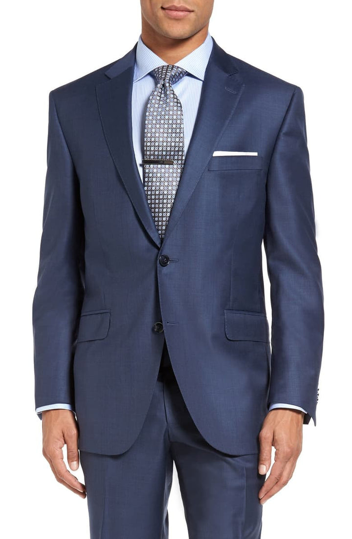 Peter Millar Flynn Mid Blue Sharkskin Suit