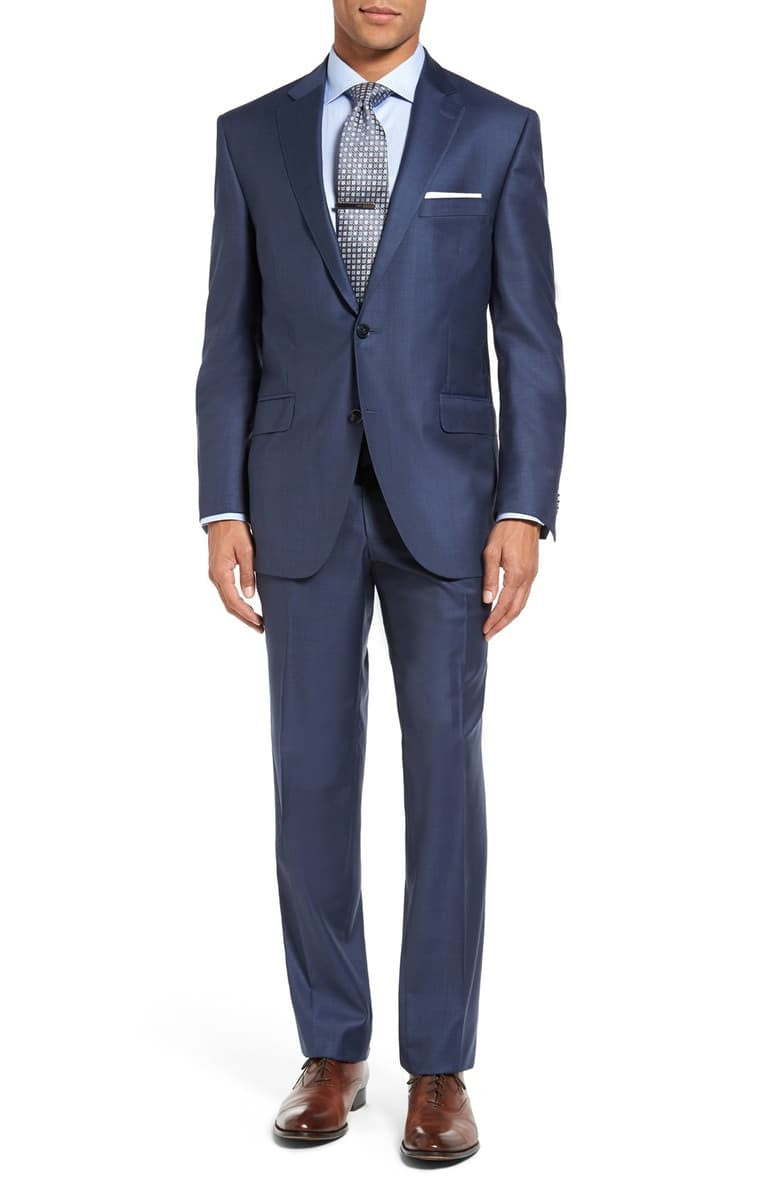 Peter Millar Flynn Mid Blue Sharkskin Suit