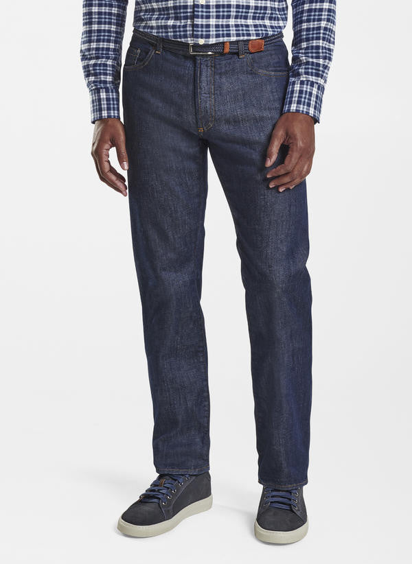 Peter Millar Pilot Mill Denim: Indigo