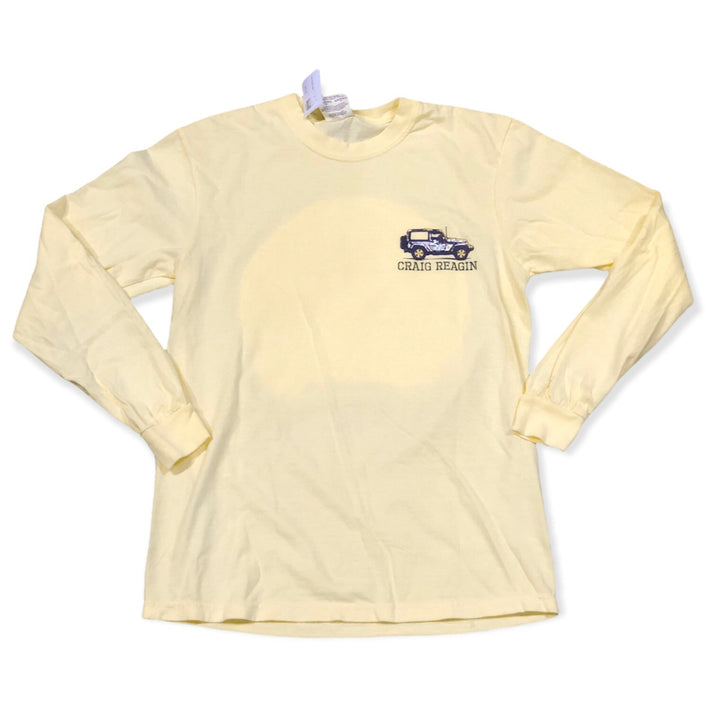 Craig Reagin Jeep Sunset Long Sleeve T-shirt: Butter