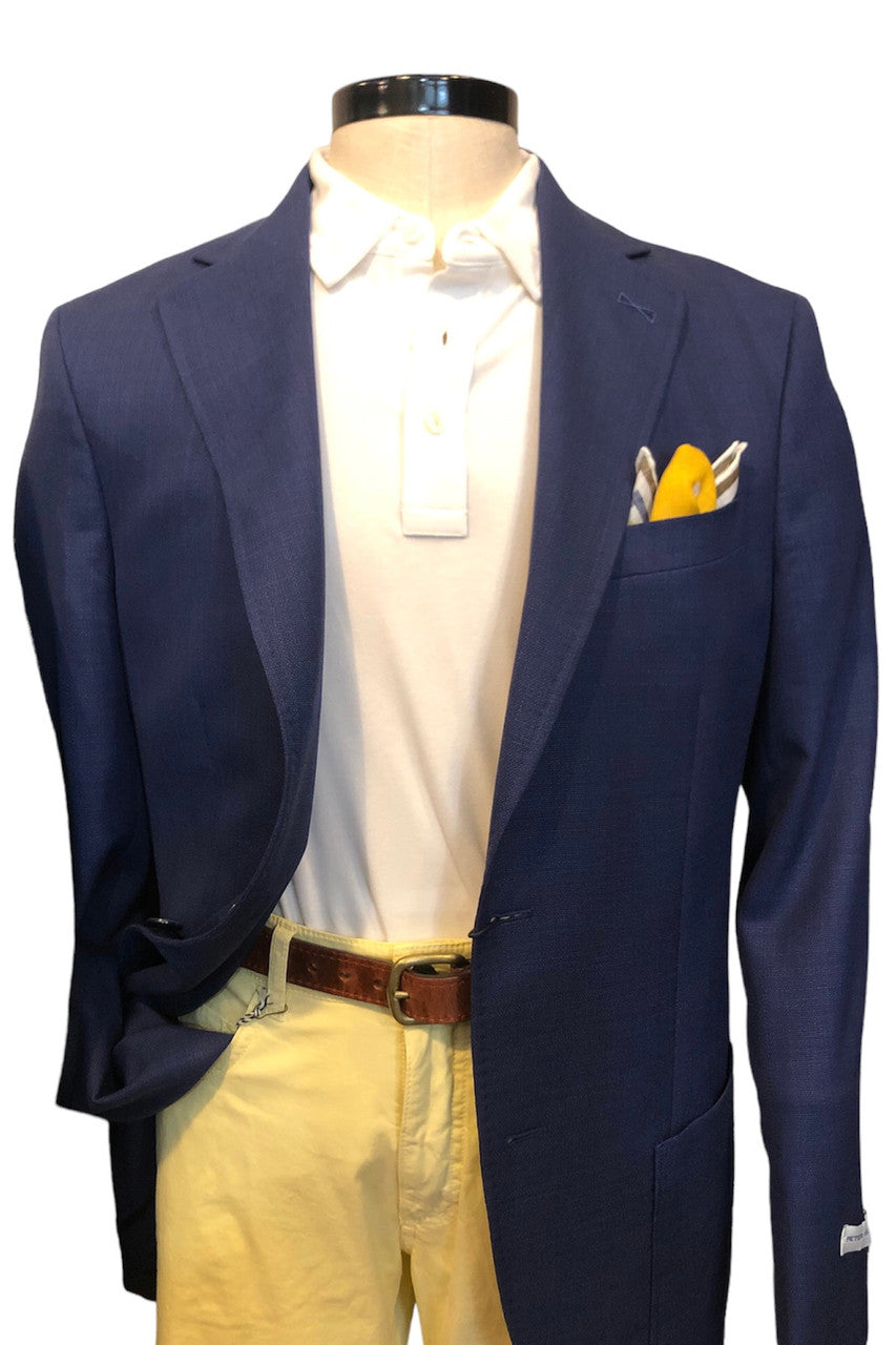 Peter Millar Hyperlight Sport Coat: Blue