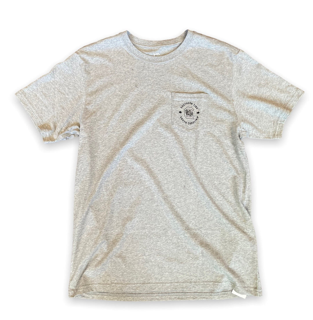 Southern Tide USC Surfboard Row T-Shirt: Heather Grey