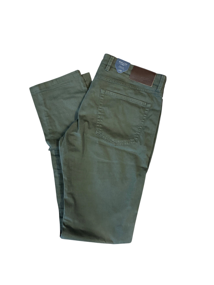 Ballin Cashmere Touch Sateen Crescent: Dark Olive