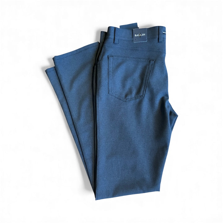 Ballin Bi-Stretch Performance Flannel: Navy Mix