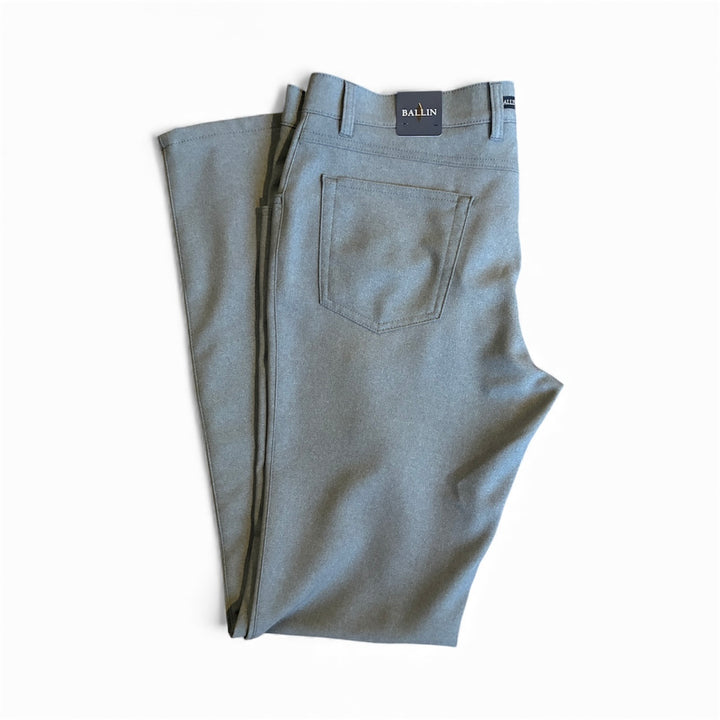 Ballin Bi-Stretch Performance Flannel: Grey Mix