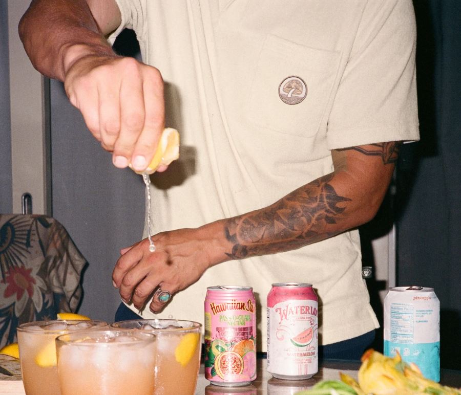 Holwer Brothers: Plusherman Terry Polo: Cream