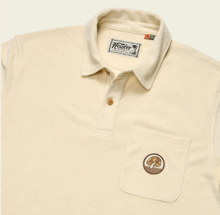 Holwer Brothers: Plusherman Terry Polo: Cream