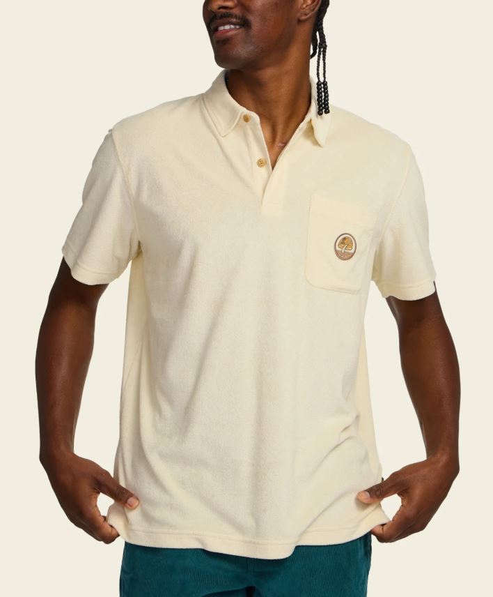 Holwer Brothers: Plusherman Terry Polo: Cream