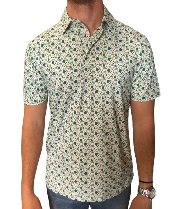 Craig Reagin Azalea Collection All Over Print: Green