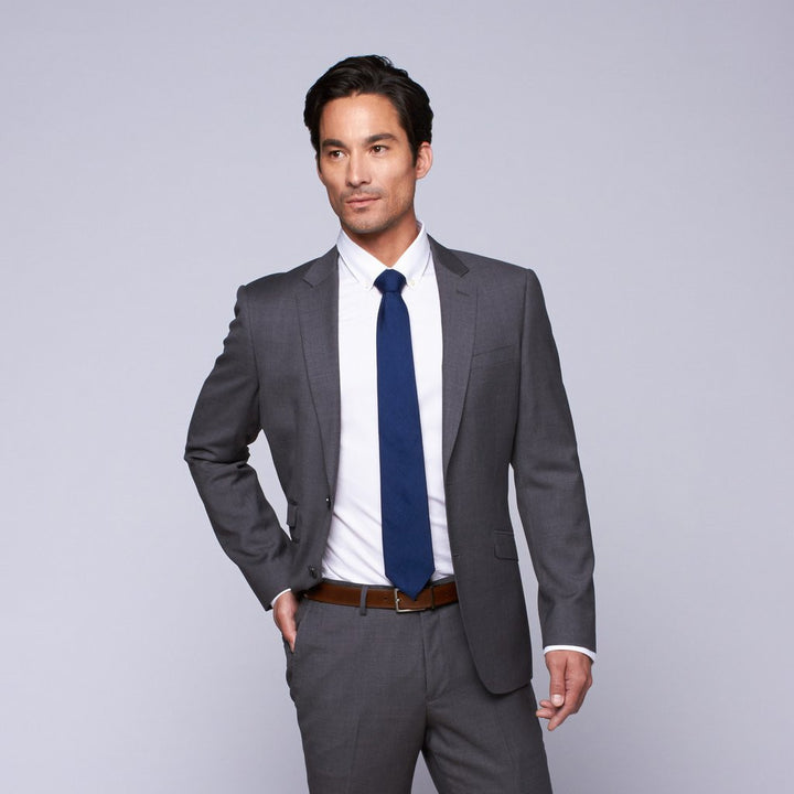 Maxdavoli by MaxMan Grey Solid Suit