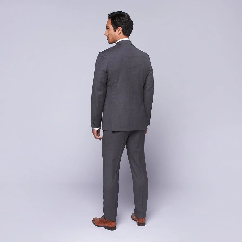 Baroni by MaxMan Solid Suit: Grey