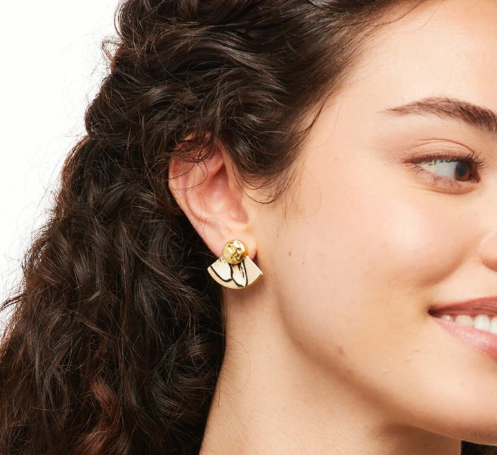 Brackish Proud Land Stud Earring