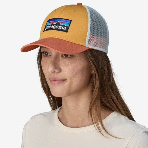Patagonia P-6 Logo LoPro Trucker Hat: Pufferfish Gold