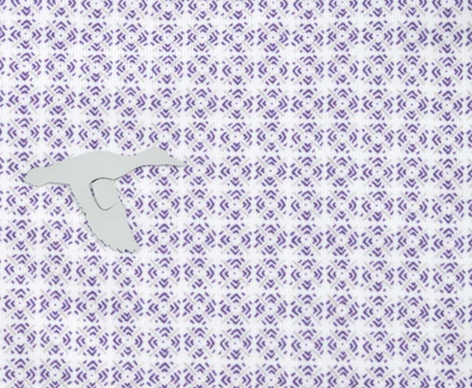 Genteal Clemson University Tile Print: Purple