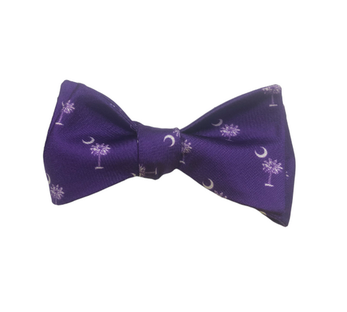 Craig Reagin South Carolina Palmetto Bowtie - Purple