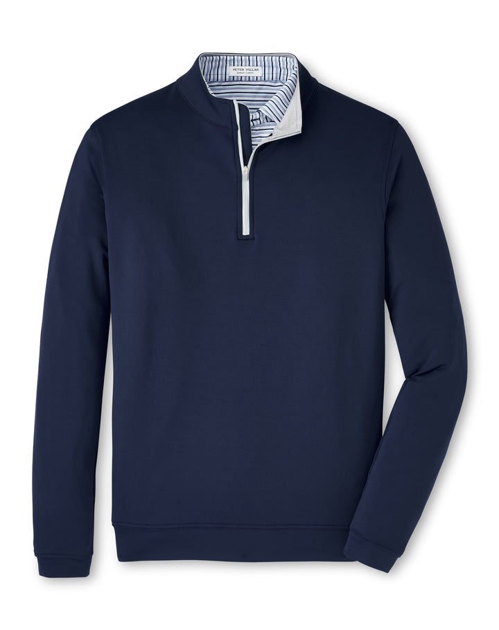 Peter Millar Perth Performance Quarter-Zip: Navy
