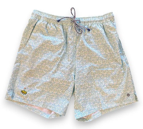 Peter Millar Tide Lines Swim Trunk: Rainforest