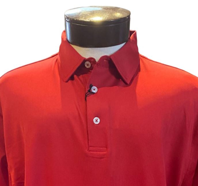 Craig Reagin Solid Polo: Red