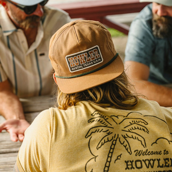 Howler Bros Unstructured Snapback Hat - Howler Slab: Duck Brown