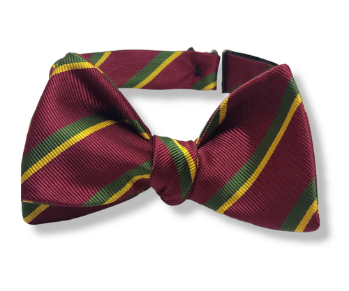 R Hanauer Roma Stripe Bowtie: Chianti