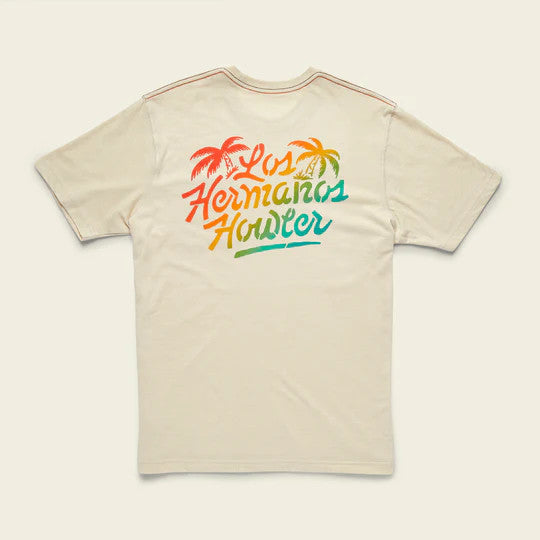 Howler Brothers Los Hermanos Palms Pocket T-Shirt: Sand