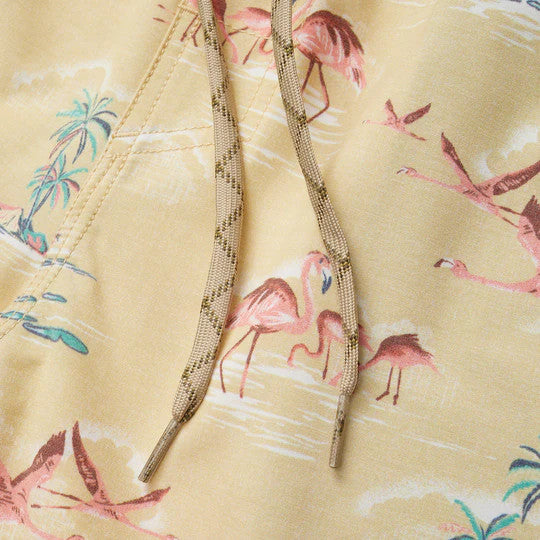 Howler Brothers Deep Set Boardshorts 17":Flamingo Flamboyance