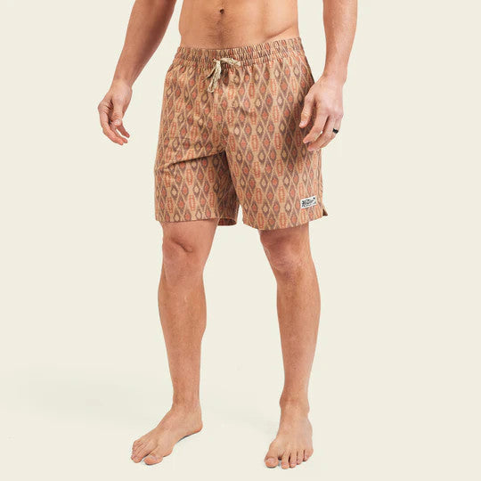 Howler Brothers Deep Set Boardshorts 17": Taki Canyon