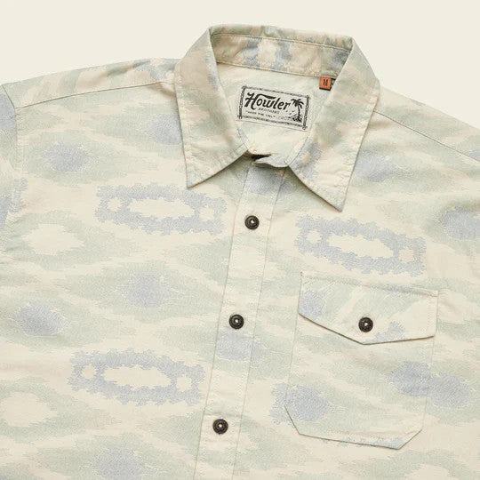 Howler Brothers San Gabriel Shirt: Taki - Bone White