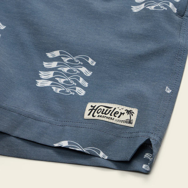 Howler Brothers Deep Set Boardshorts 17" - Flock Seagulls: Key Largo