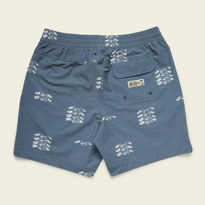 Howler Brothers Deep Set Boardshorts 17" - Flock Seagulls: Key Largo
