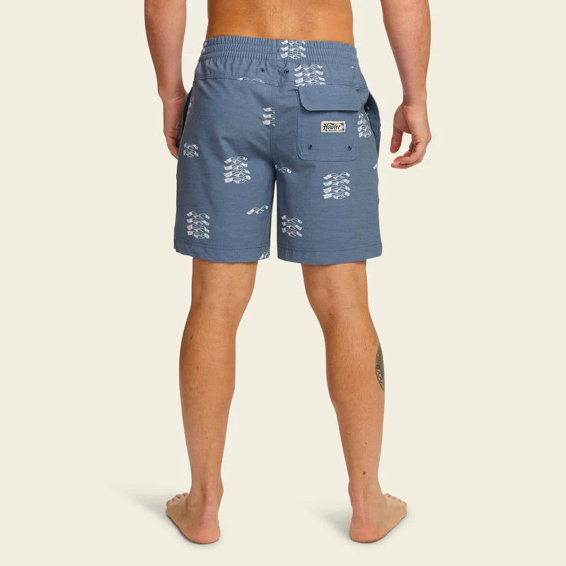 Howler Brothers Deep Set Boardshorts 17" - Flock Seagulls: Key Largo