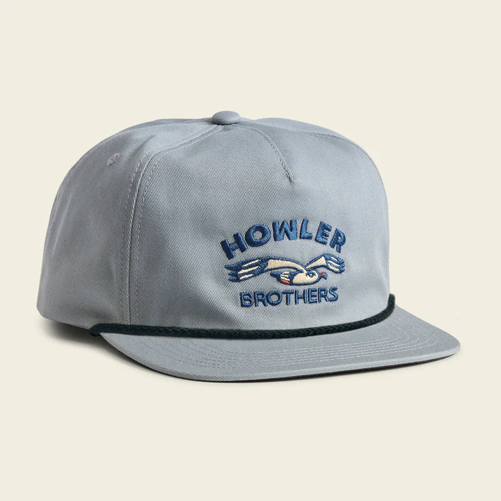 Howler Brothers Lone Gull Snapback: Stone Blue