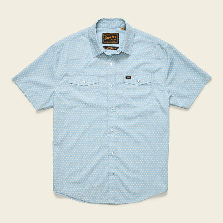 Howler Brothers H Bar B Snapshirt - Lockhart Floral: Pool Blue