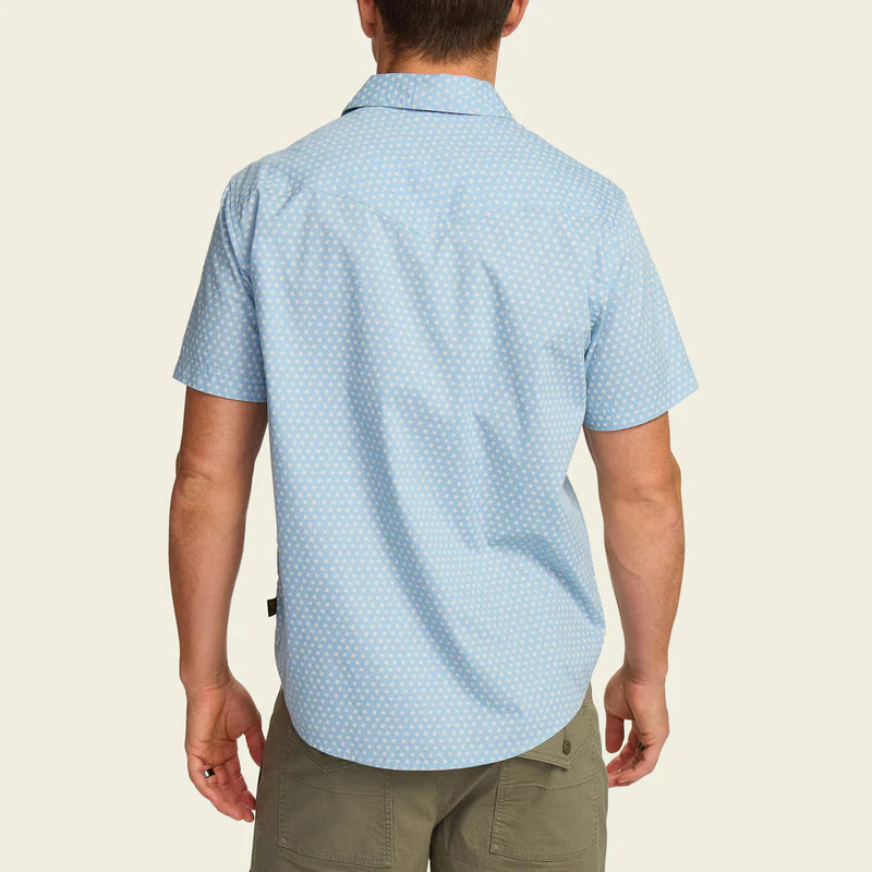 Howler Brothers H Bar B Snapshirt - Lockhart Floral: Pool Blue