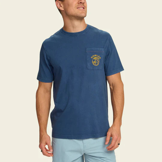 Howler Brothers Worldwide Stoke Cotton Pocket T-Shirt: Key Largo