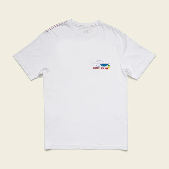 Howler Brothers Skrimp Cotton Pocket T-Shirt: Vintage White
