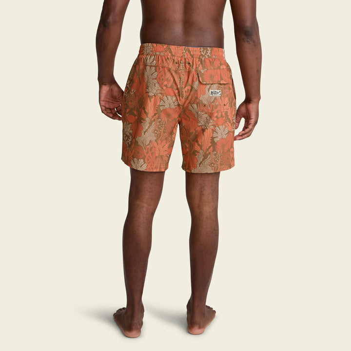 Howler Brothers Deep Set Boardshorts 17" - Reef Madness: Tangerine