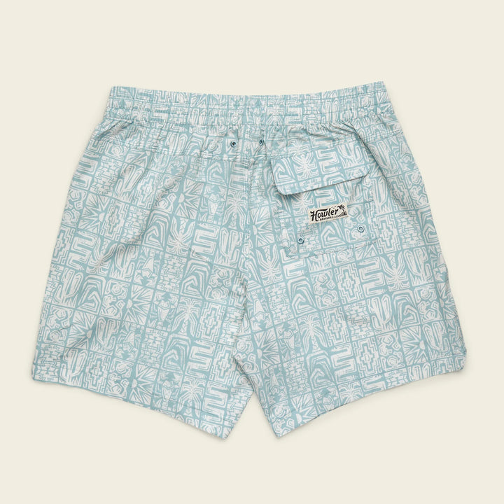 Howler Brothers Deep Set Boardshorts 17" - Tidal Tables: Seafoam