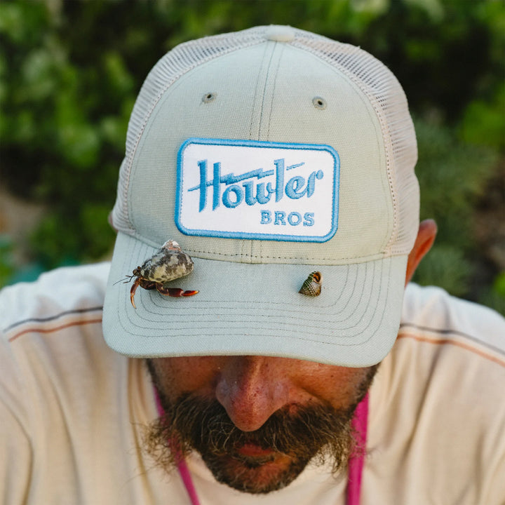 Howler Bros Howler Electric Standard Hat: Seafoam/White