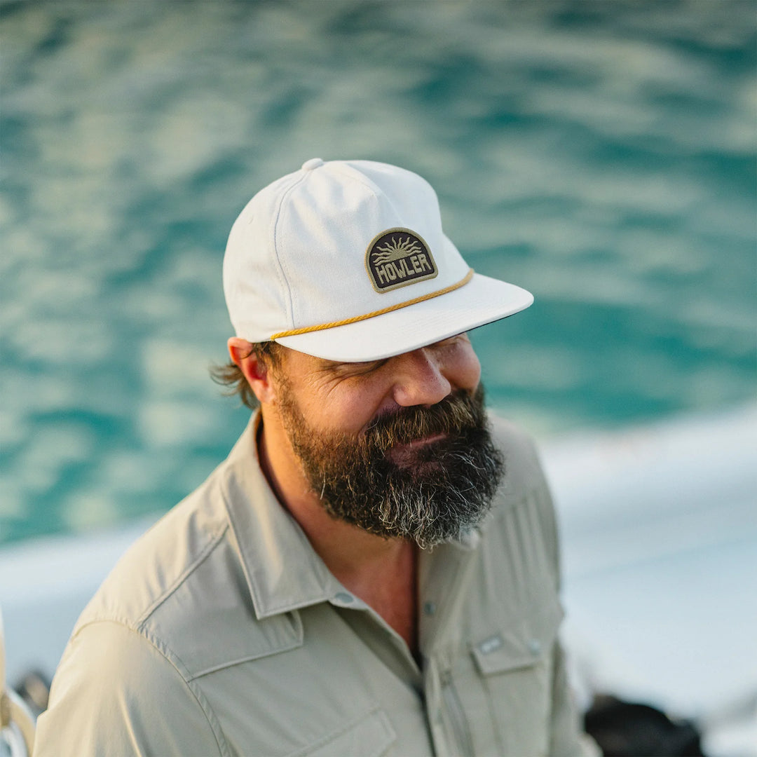 Howler Bros El Sol Snapback: White