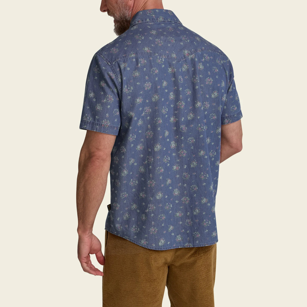 Howler Bros H Bar B Snapshirt - Bouquets: Washed Indigo