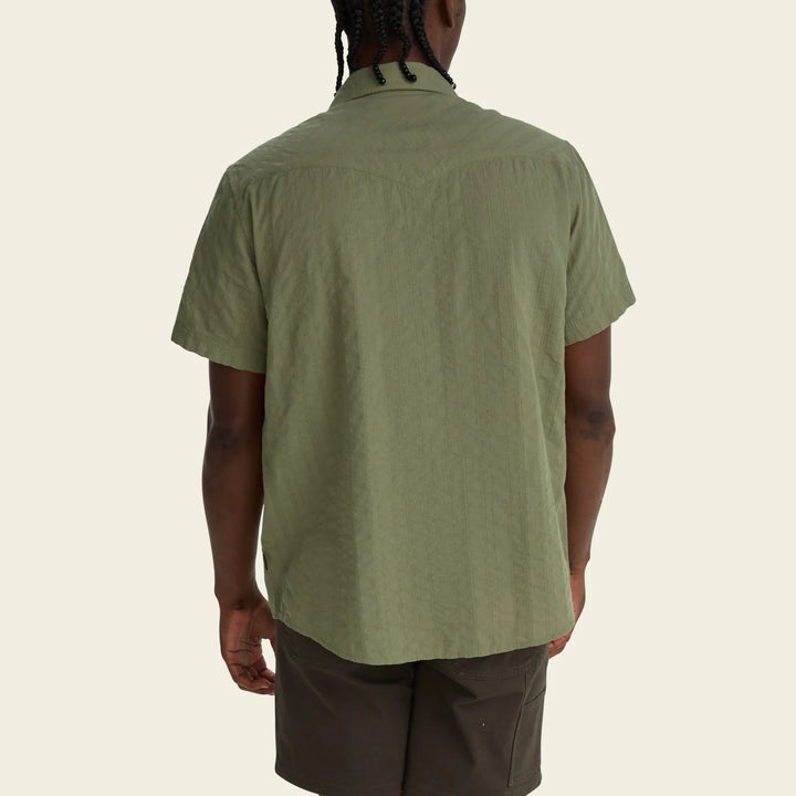Howler Bros H Bar B Snapshirt - Eyelet Stripe: Cadet