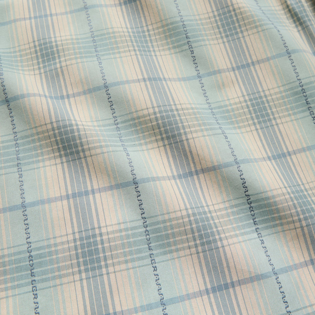 Howler Bros H Bar B Snapshirt - Prairie Plaid: Seafoam