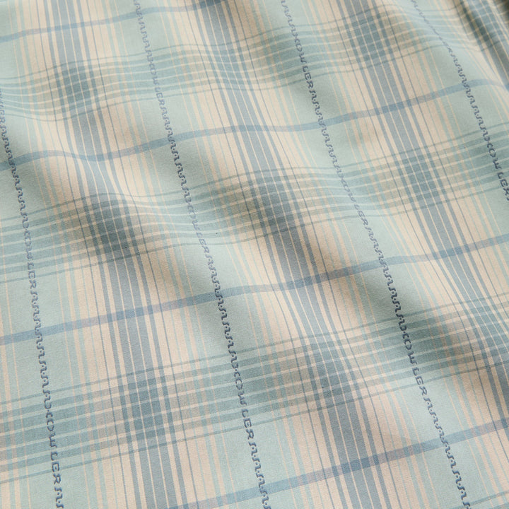 Howler Bros H Bar B Snapshirt - Prairie Plaid: Seafoam