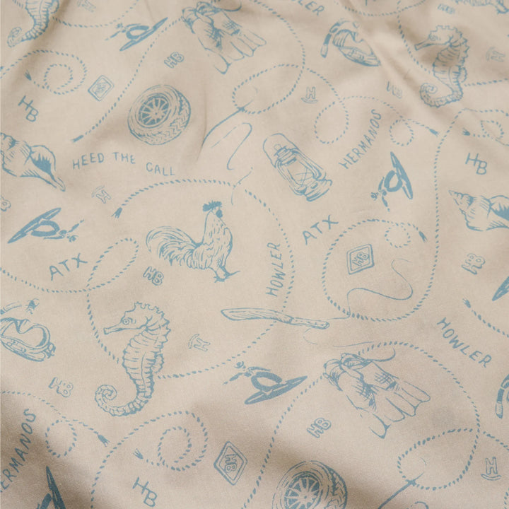 Howler Bros H Bar B Snapshirt - Sea Rodeo: Sand