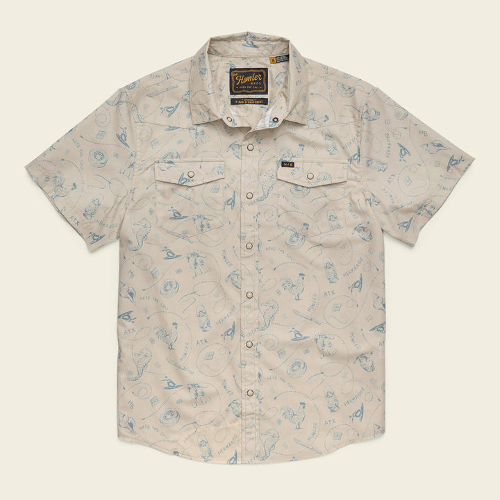 Howler Bros H Bar B Snapshirt - Sea Rodeo: Sand