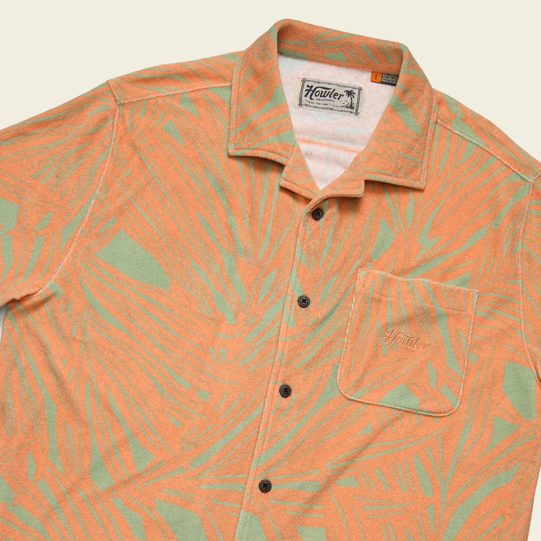 Howler Bros Palapa Terry Shirt: Full Frondal - Dreamsicle